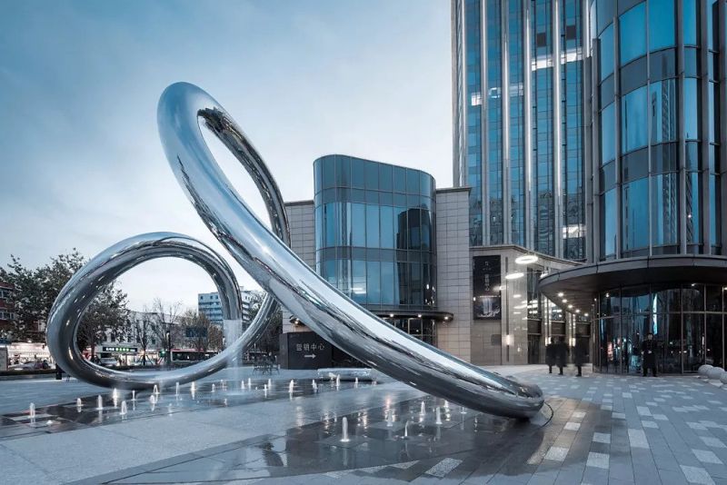 不銹鋼金屬景觀雕塑